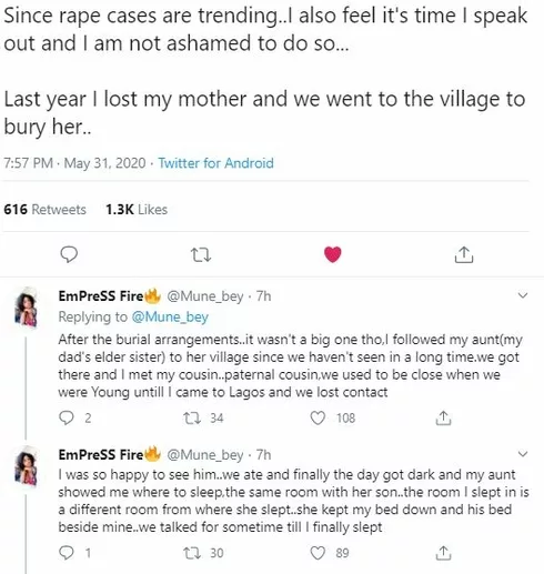 My Cousin Raped Me During Our Grandma’s Funeral In The Village, But They Don’t Believe Me’ – Worried Lady Cries Out 1